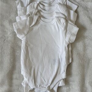 Old Navy Soft White Baby Bodysuit Set